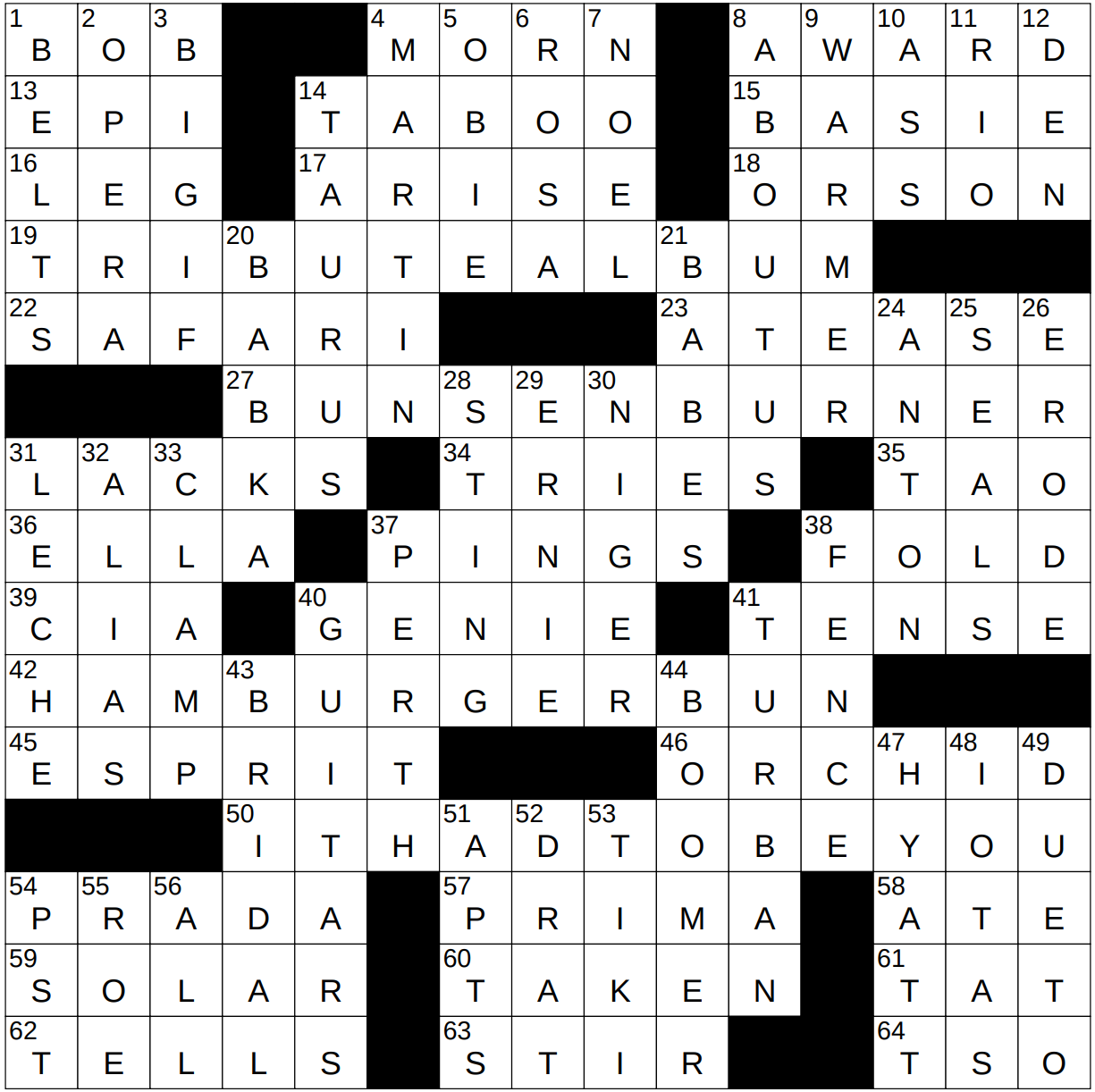 lawful crossword clue