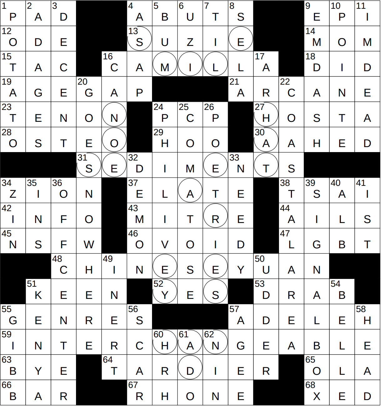 0328 24 NY Times Crossword 28 Mar 24 Thursday NYXCrossword
