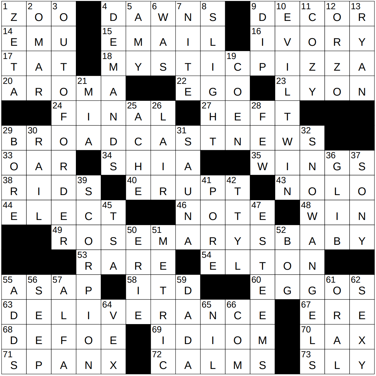 0404 23 NY Times Crossword 4 Apr 23 Tuesday NYXCrossword