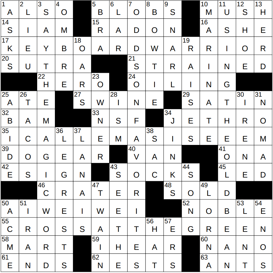 rock solid nyt crossword