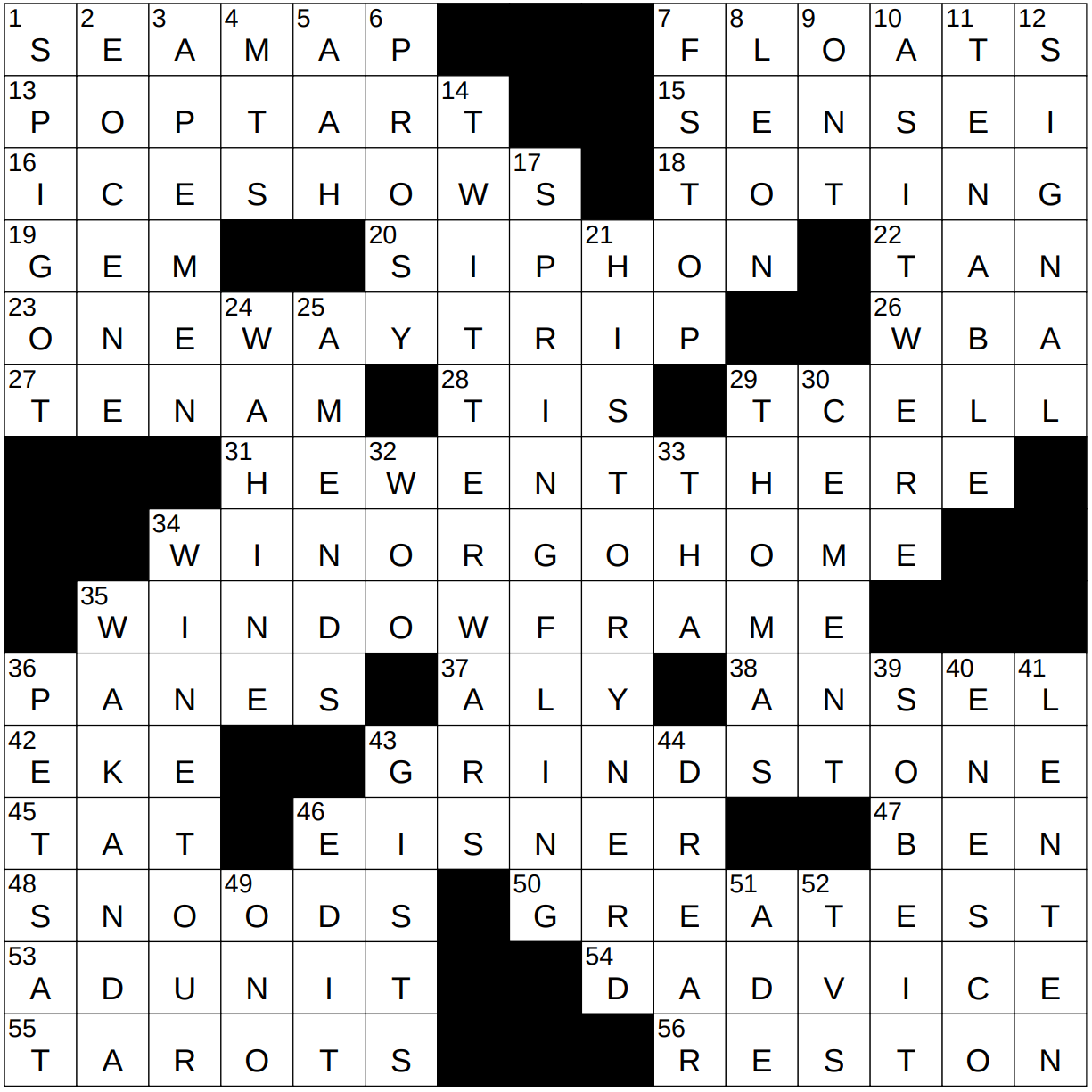 0506 22 NY Times Crossword 6 May 22 Friday NYXCrossword
