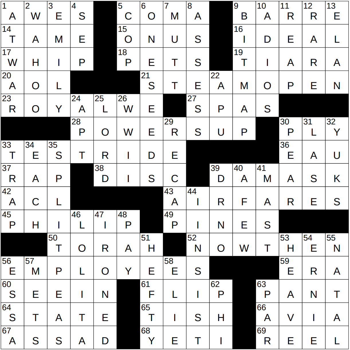 0525 23 NY Times Crossword 25 May 23 Thursday NYXCrossword