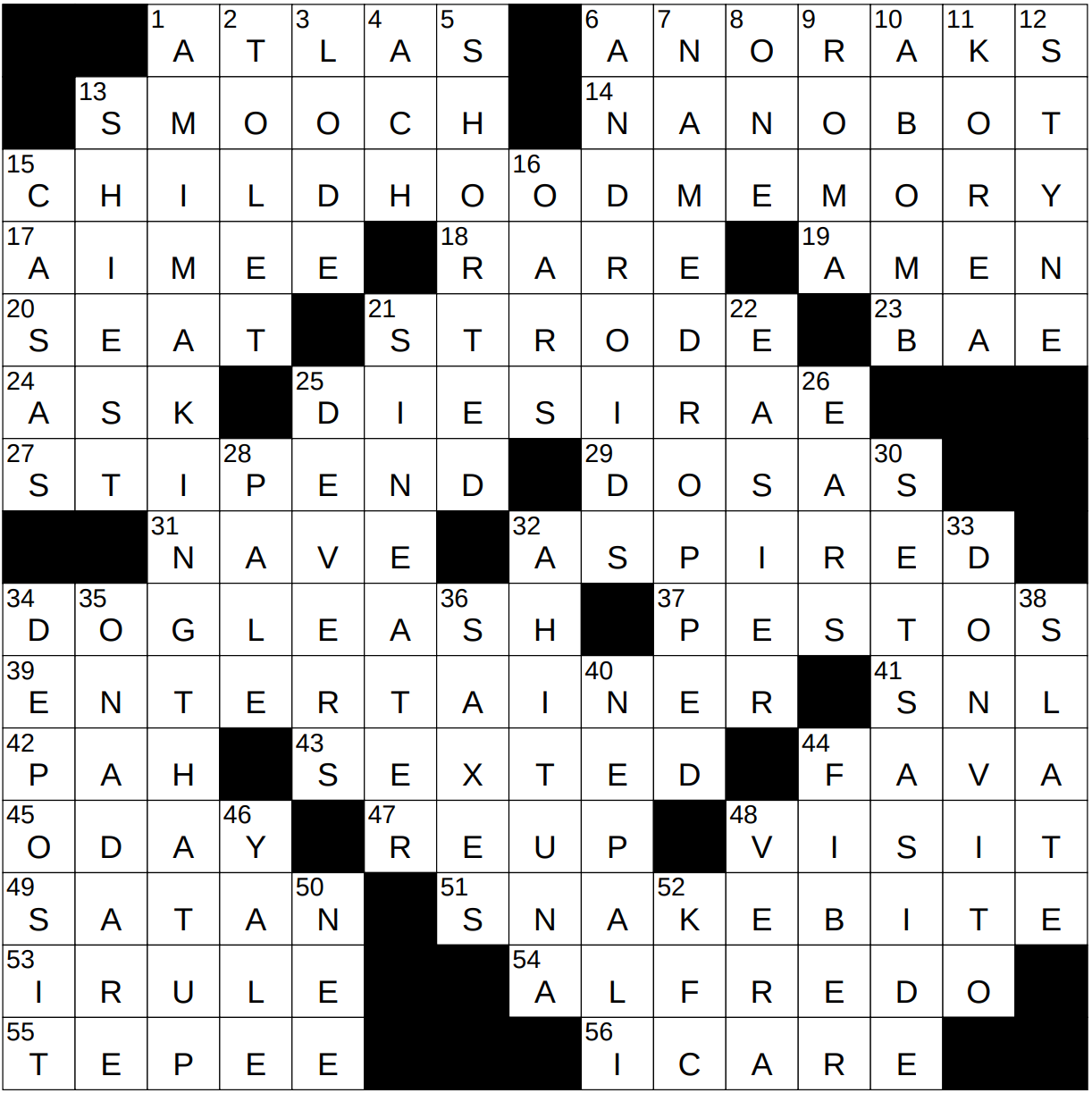 0615 24 NY Times Crossword 15 Jun 24 Saturday NYXCrossword