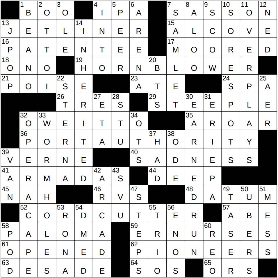 0626 25 NY Times Crossword 26 Jun 25 Thursday NYXCrossword