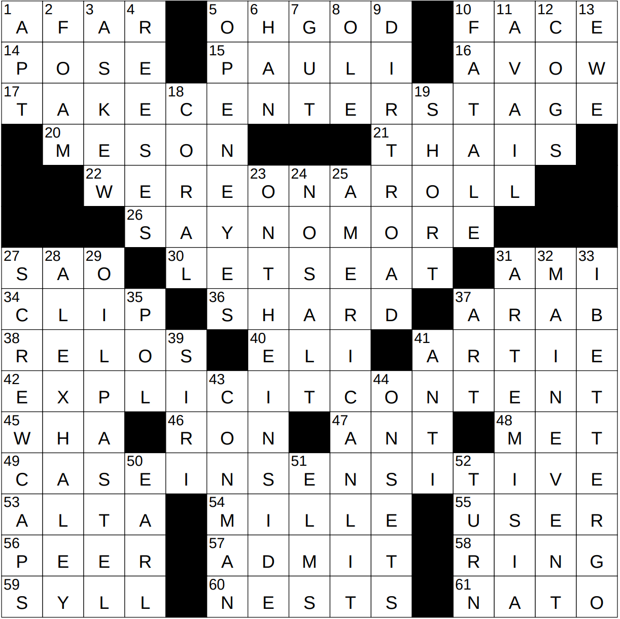 crossword clue subatomic particles