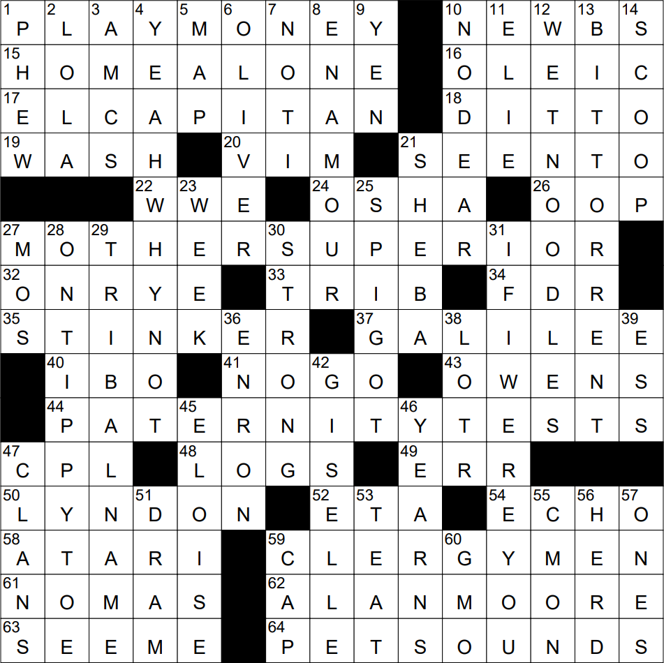ditto for us nyt crossword