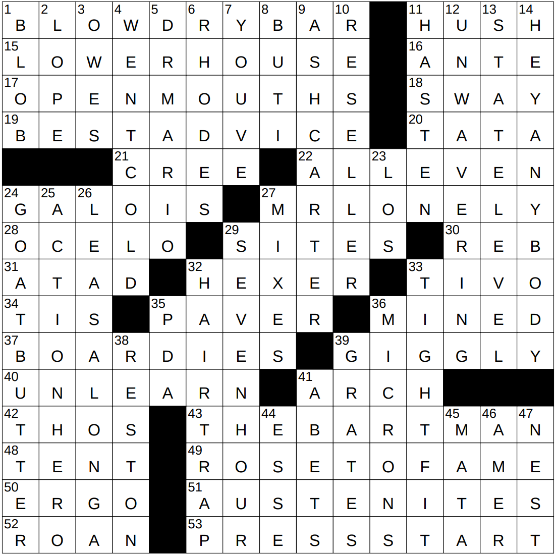 0816 25 NY Times Crossword 16 Aug 25 Saturday NYXCrossword