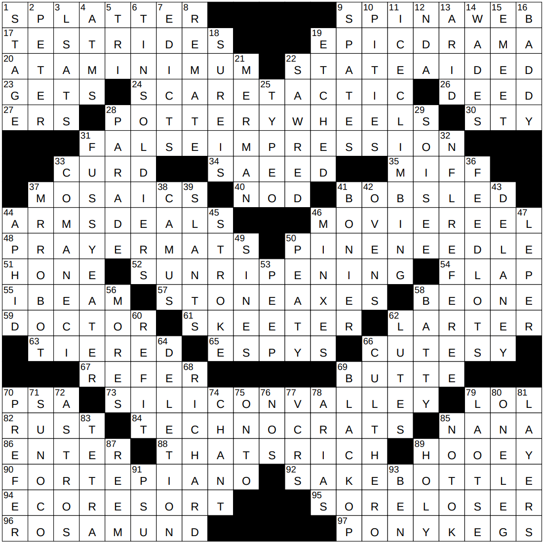 eccentric crossword clue