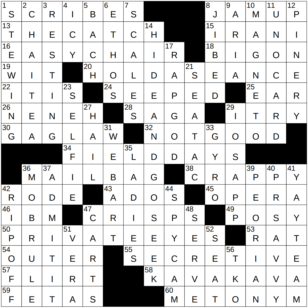 1105 22 NY Times Crossword 5 Nov 22 Saturday NYXCrossword
