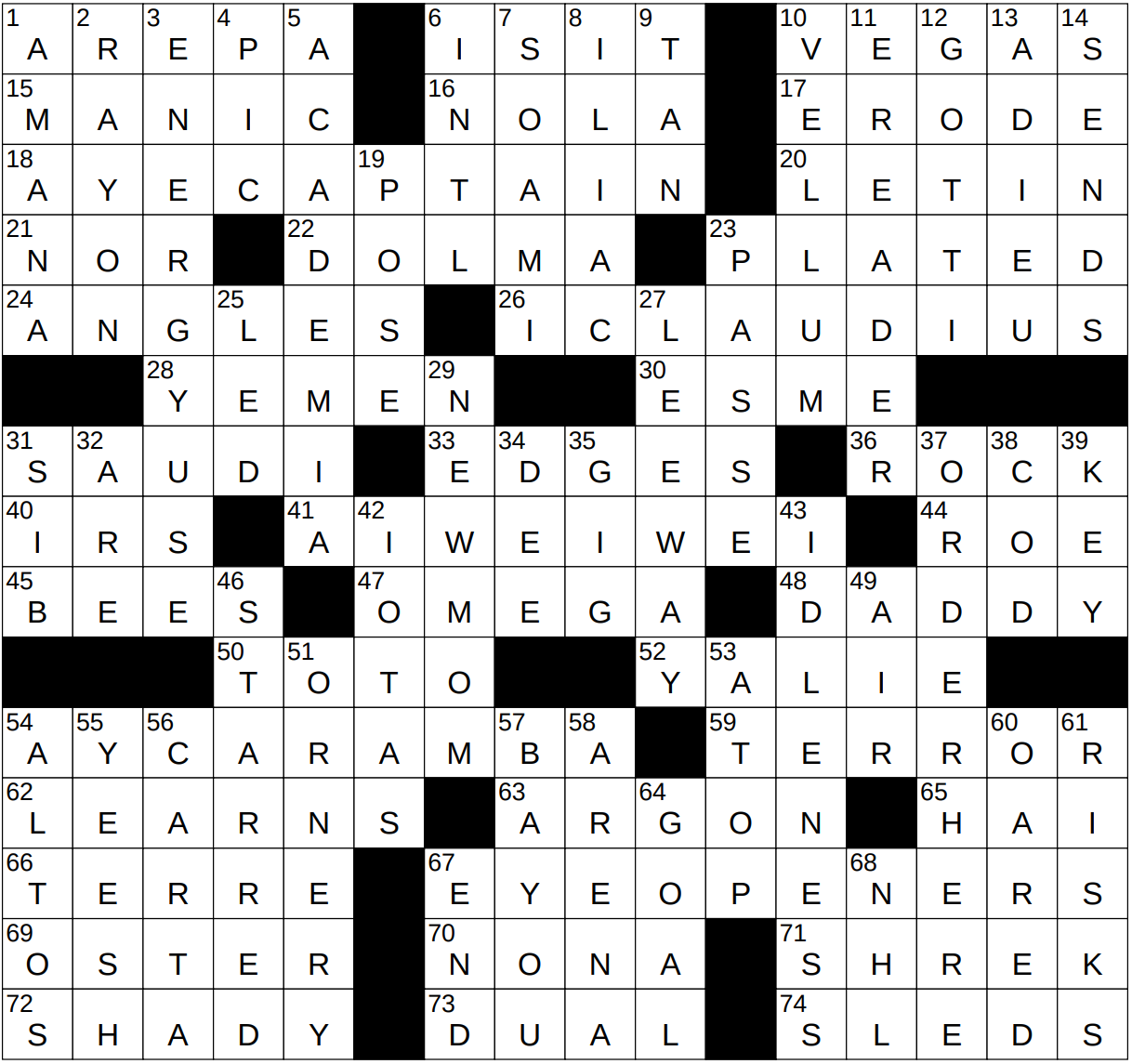 1108 22 NY Times Crossword 8 Nov 22 Tuesday NYXCrossword