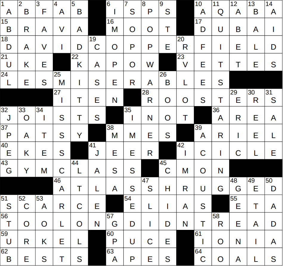 1121 24 NY Times Crossword 21 Nov 24 Thursday NYXCrossword