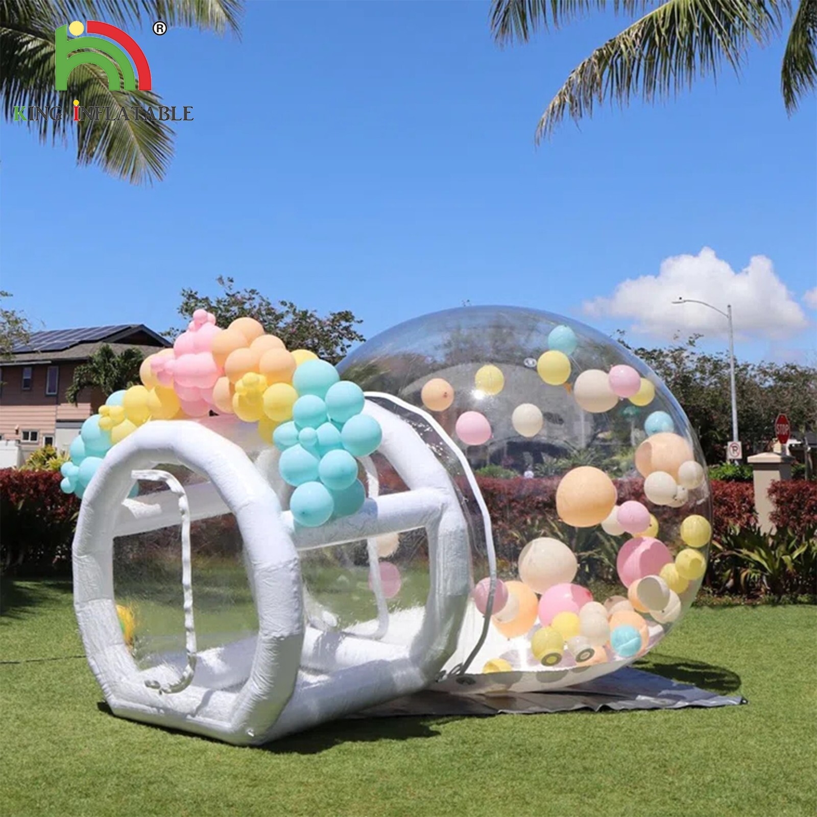 13FT Inflatable Bubble House Balloon Dome Bubble Tent Outdoor For Birthday Party EBay