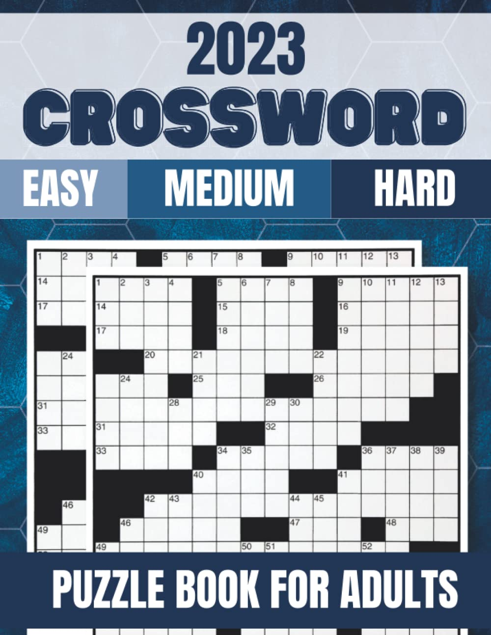 2023 Crossword Puzzle Books For Adults Large Print Crossword Puzzles For Senior EBay