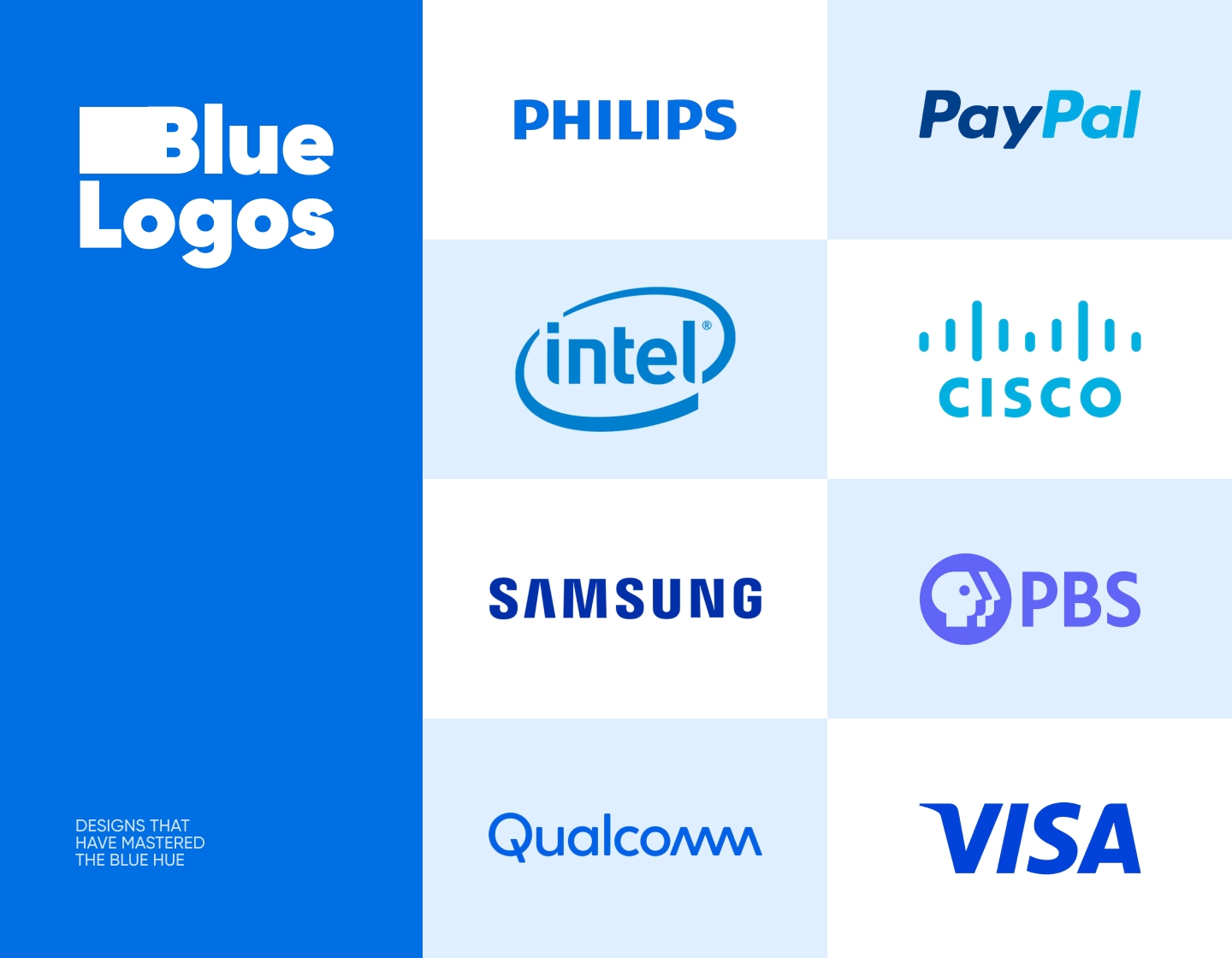 22 Great Blue Logos That Have Mastered The Blue Hue