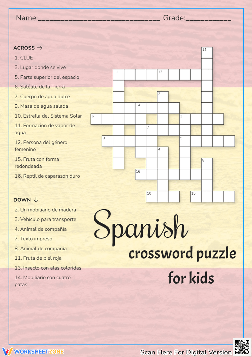 this spanish crossword clue