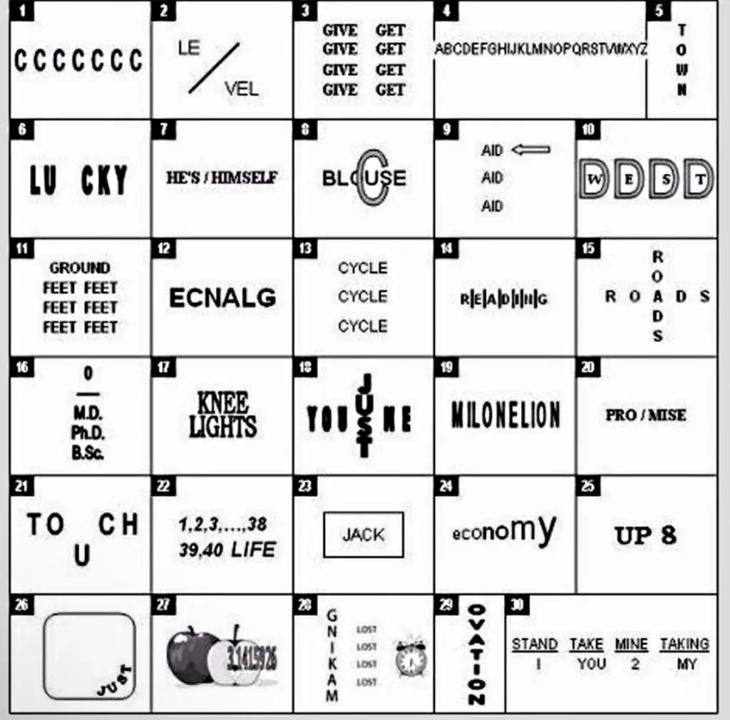 30 Rebus Puzzles Puzzle A Day