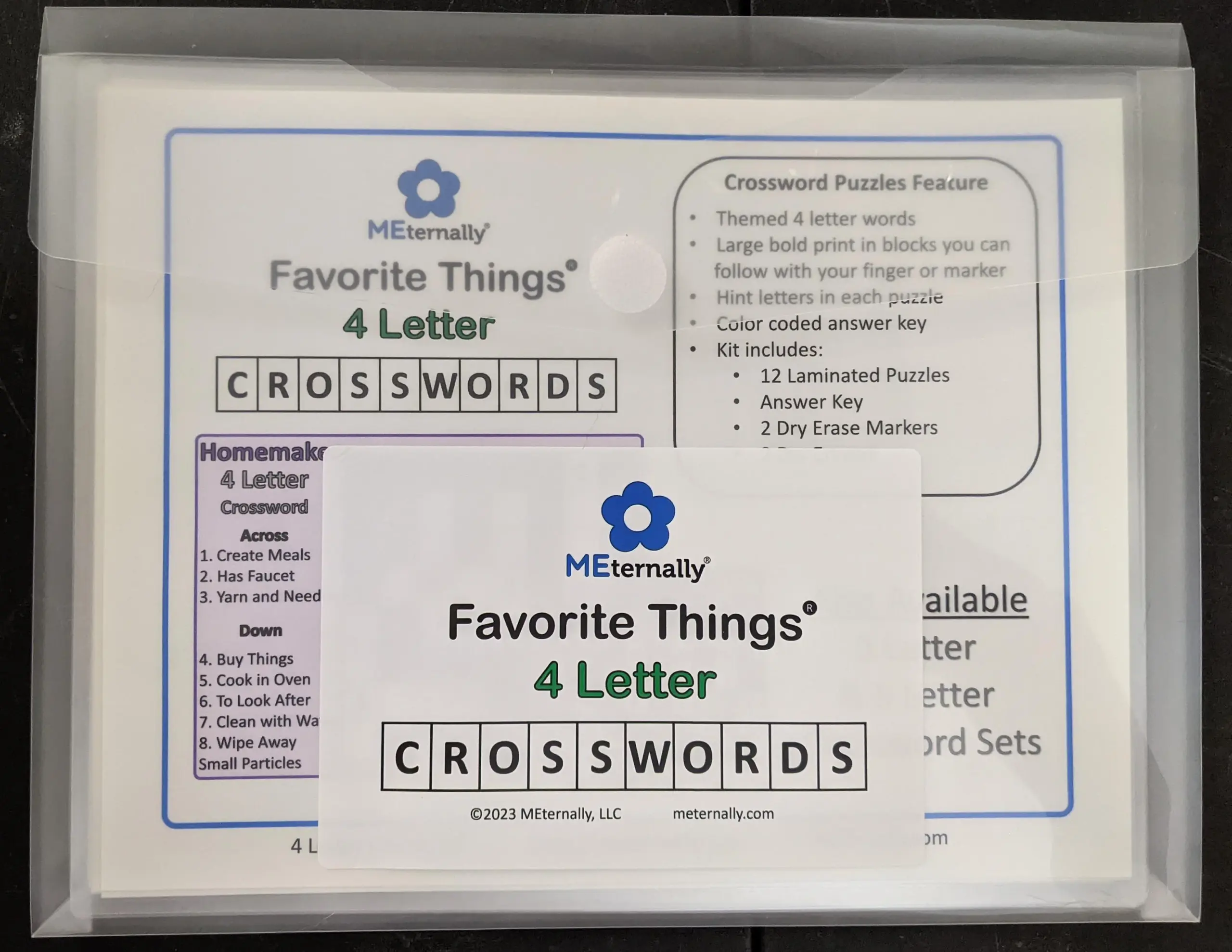 4 Letter Crossword Puzzle Collection MEternally