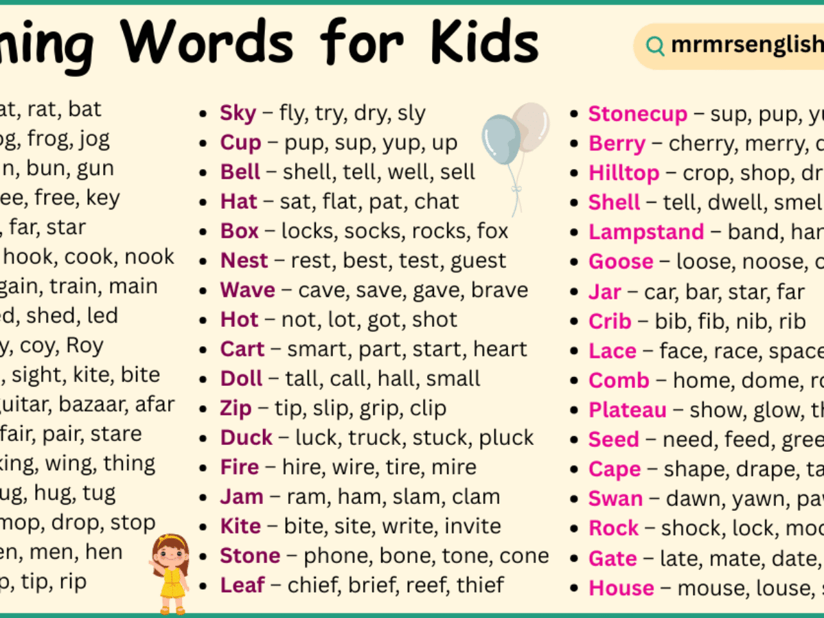 words that rhyme with am words that rhyme with am