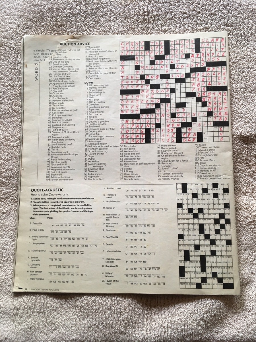 A CROSSTOWN CLASSIC FOR OVER A CENTURY FEATURE IN CHICAGO TRIBUNE MAGAZINE EBay