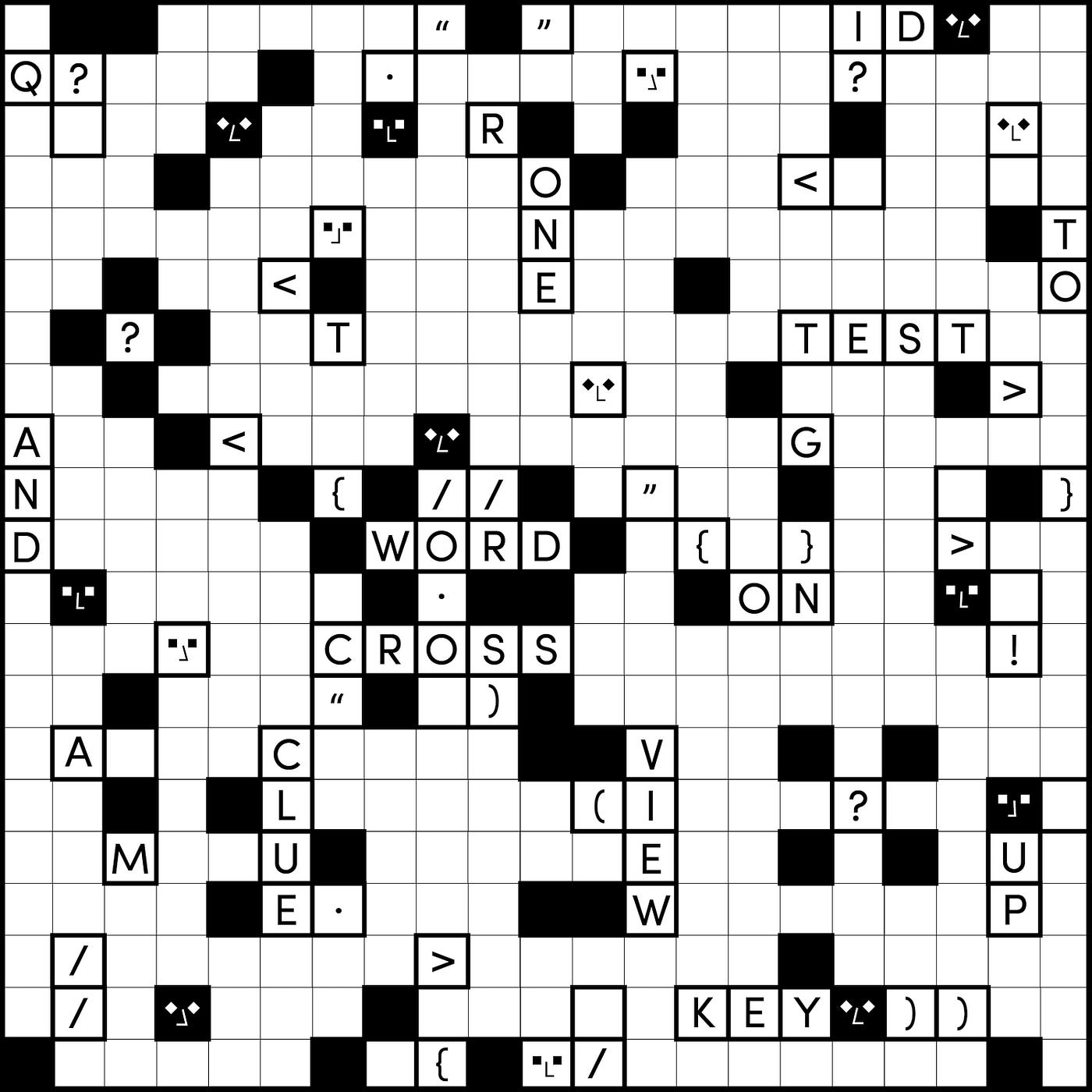 checking crossword clue