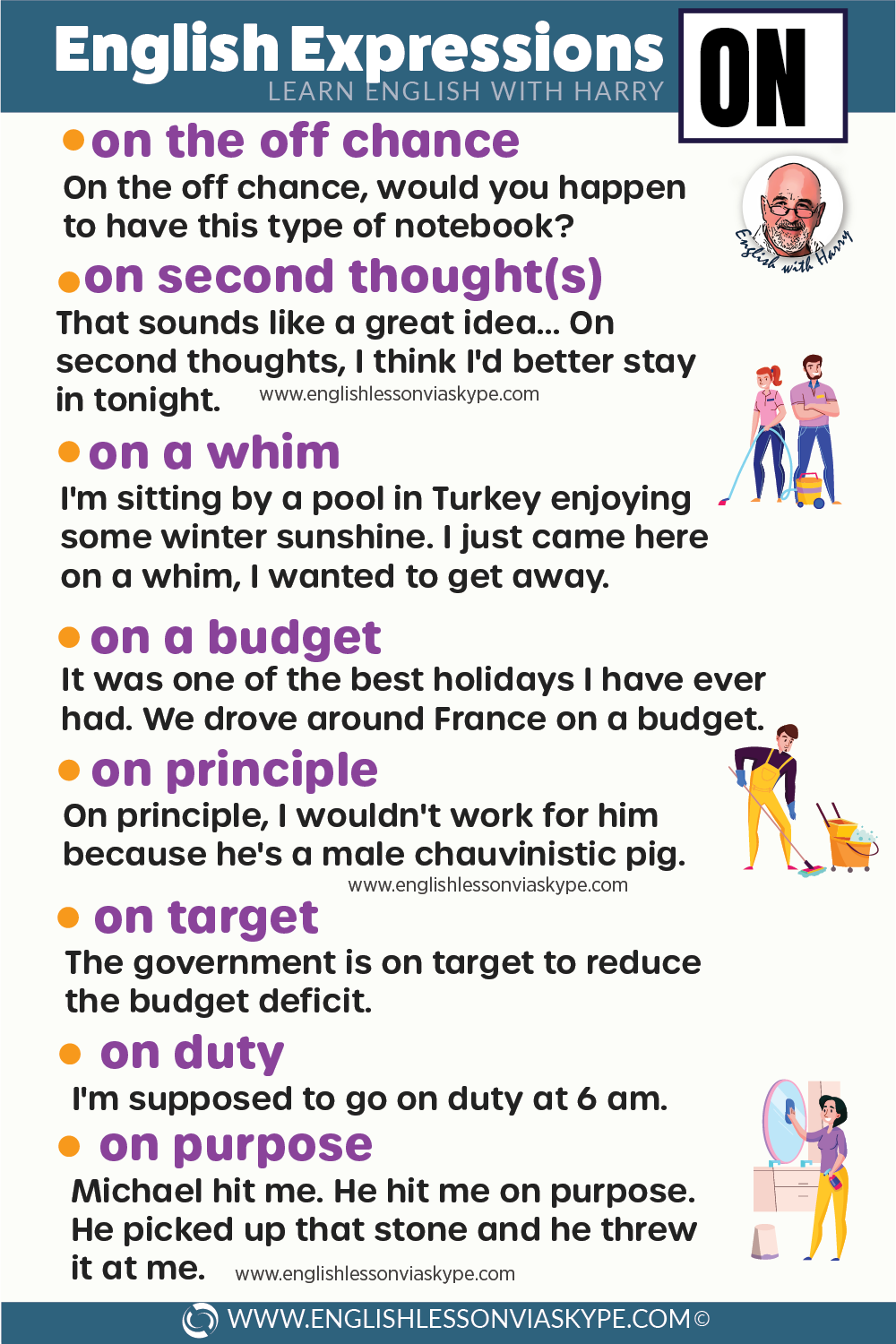 Advanced English Expressions With On Speak Better English With Harry