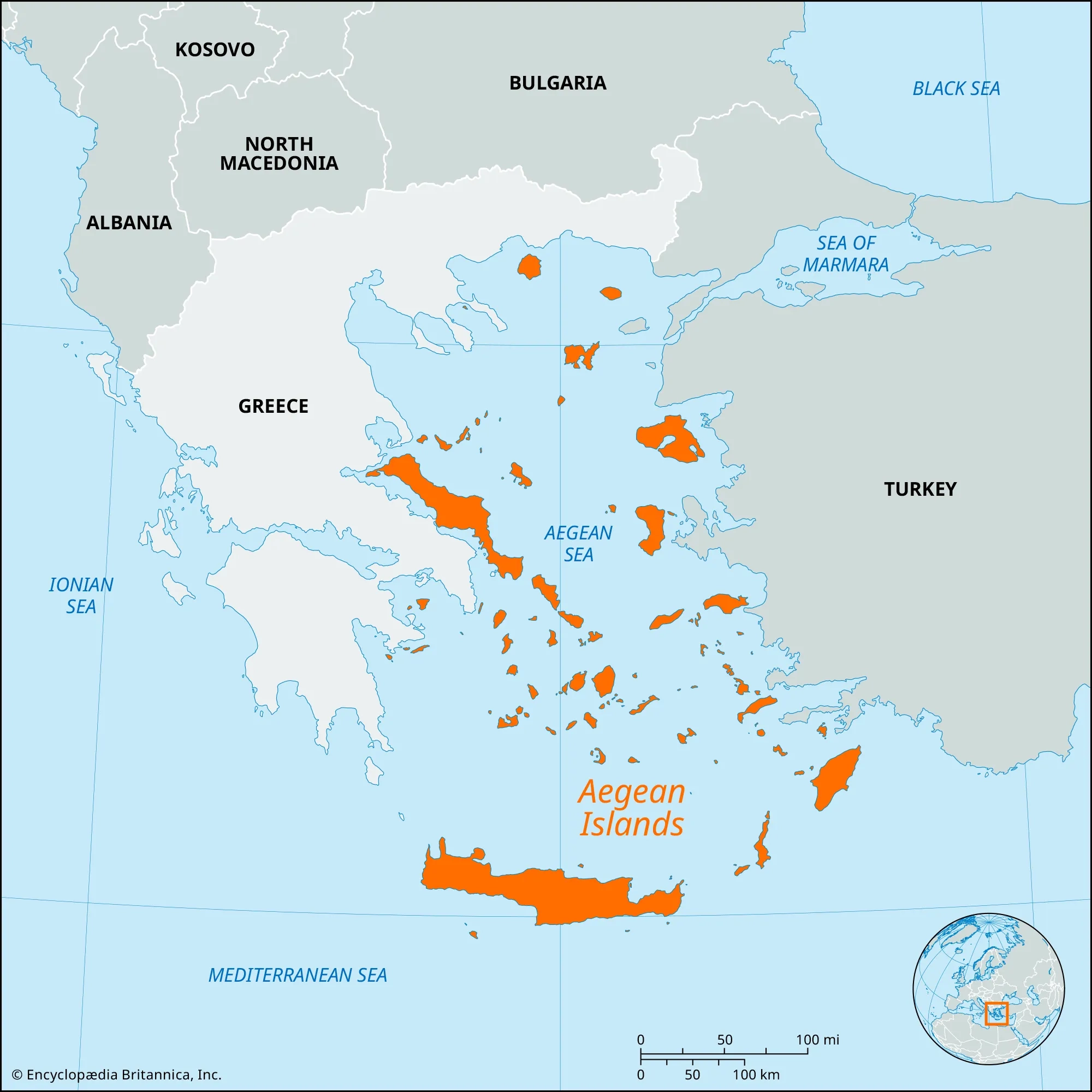 Aegean Islands Map Greece Facts Britannica Aegean Islands Map Greece Facts Britannica