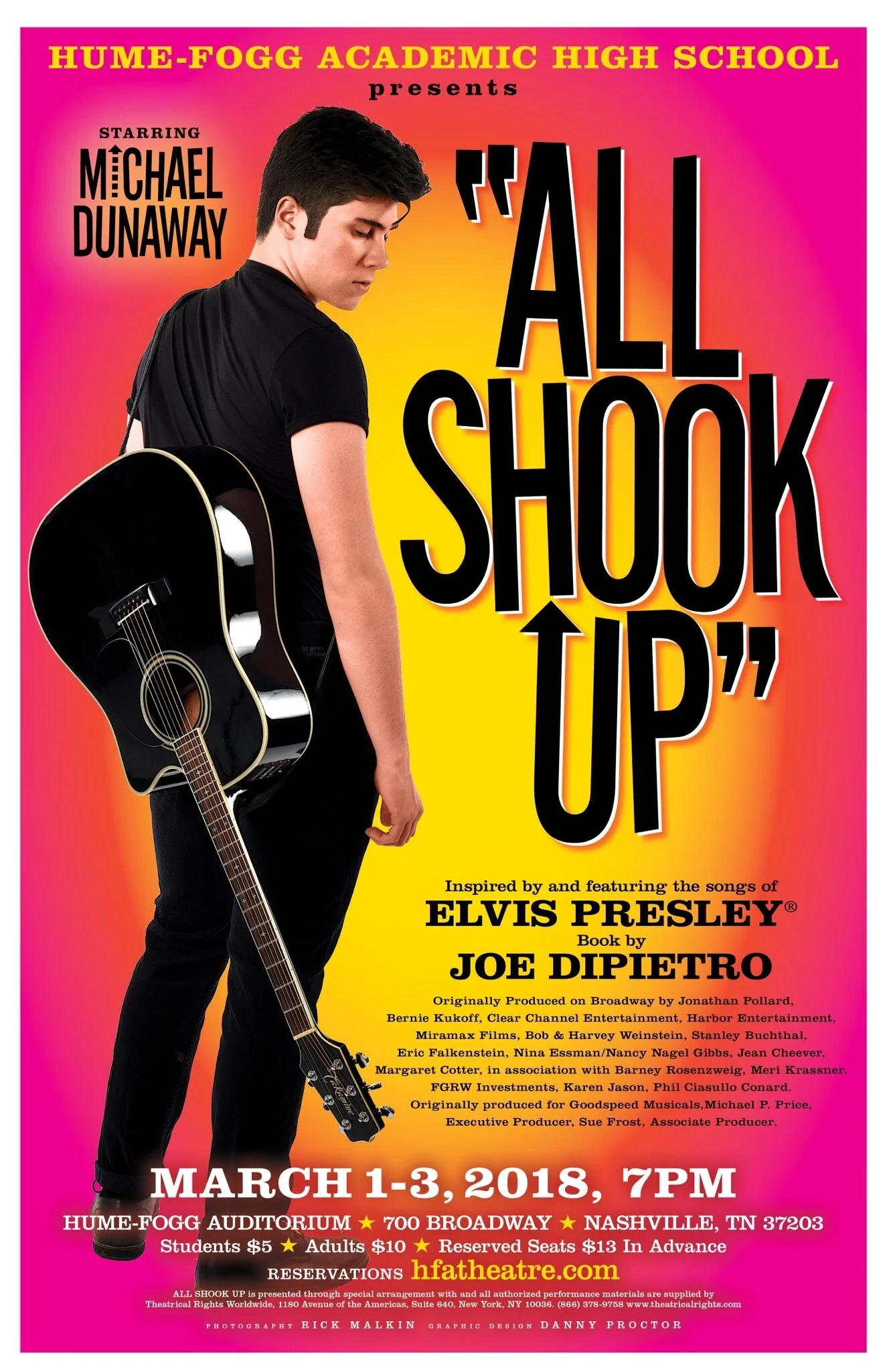 All Shook Up Hume Fogg Theatre
