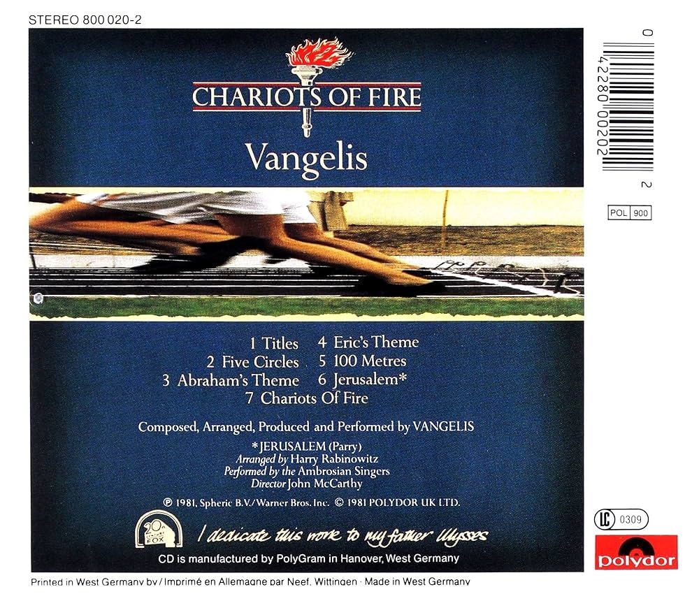 Amazon Chariots Of Fire CDs Vinyl