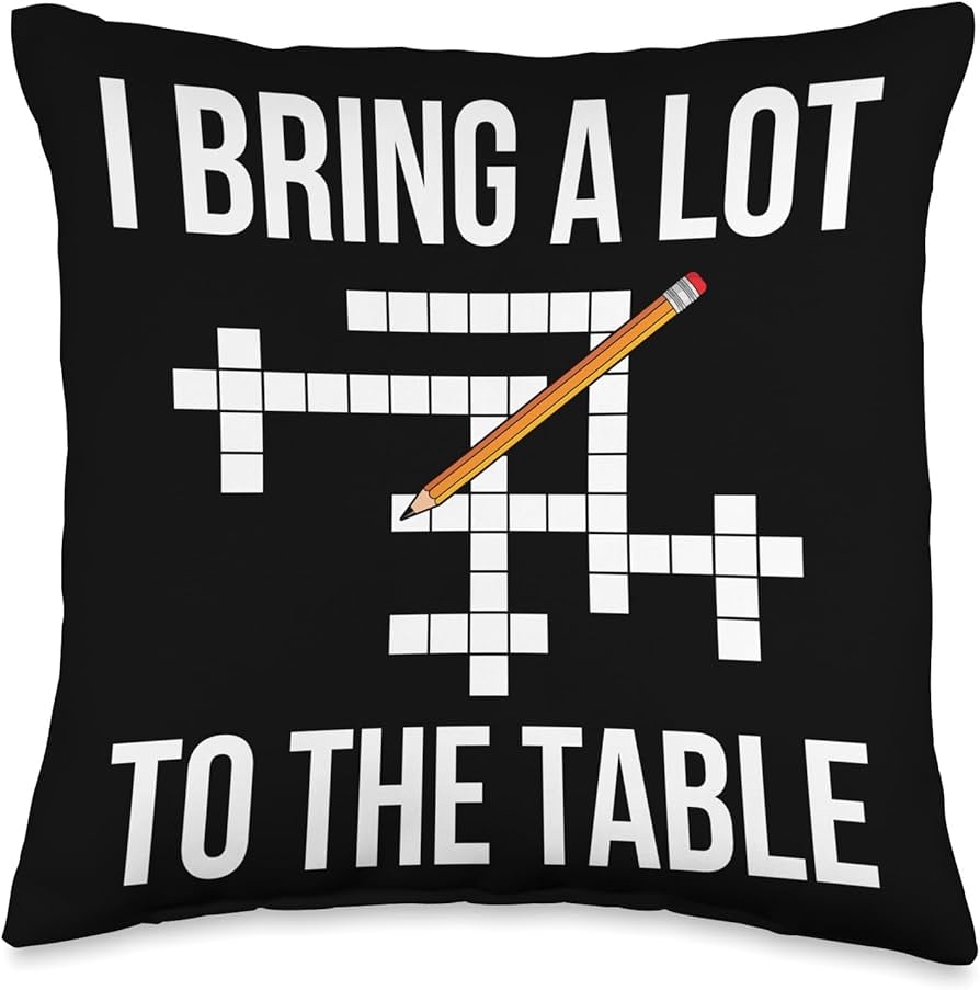 Amazon Crossword Puzzle Crosswords Throw Pillow Home Kitchen