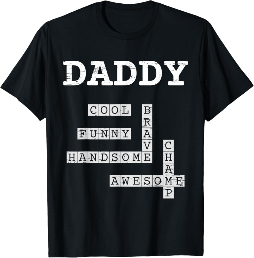 Amazon Daddy Crossword Puzzle Father s Day Solve Repeat Squares Art T Shirt Clothing Shoes Jewelry Amazon Daddy Crossword Puzzle Father s Day Solve Repeat Squares Art T Shirt Clothing Shoes Jewelry