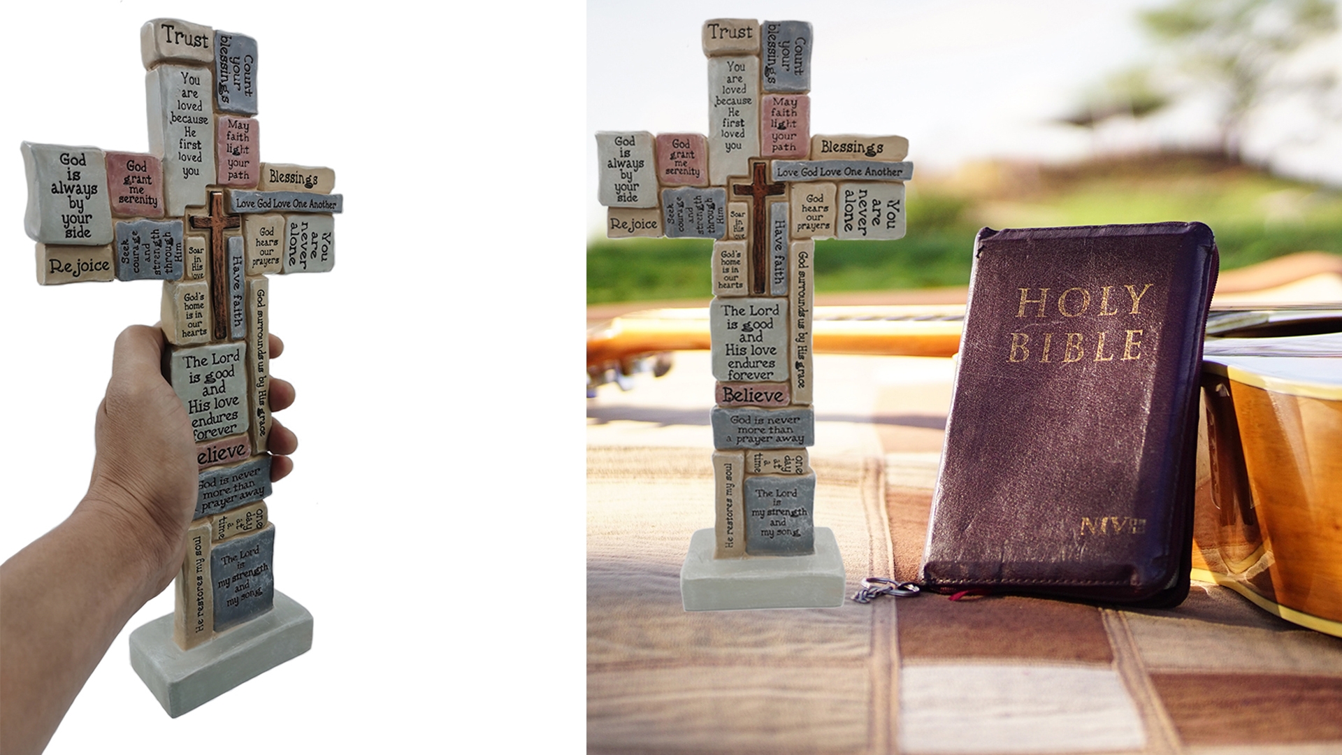 letters on a crucifix crossword