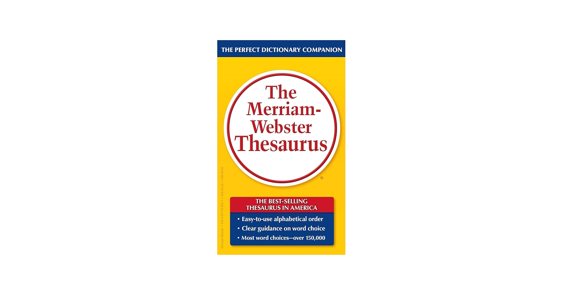 Amazon The Merriam Webster Thesaurus Mass Market Paperback 9780877798507 Merriam Webster Office Products
