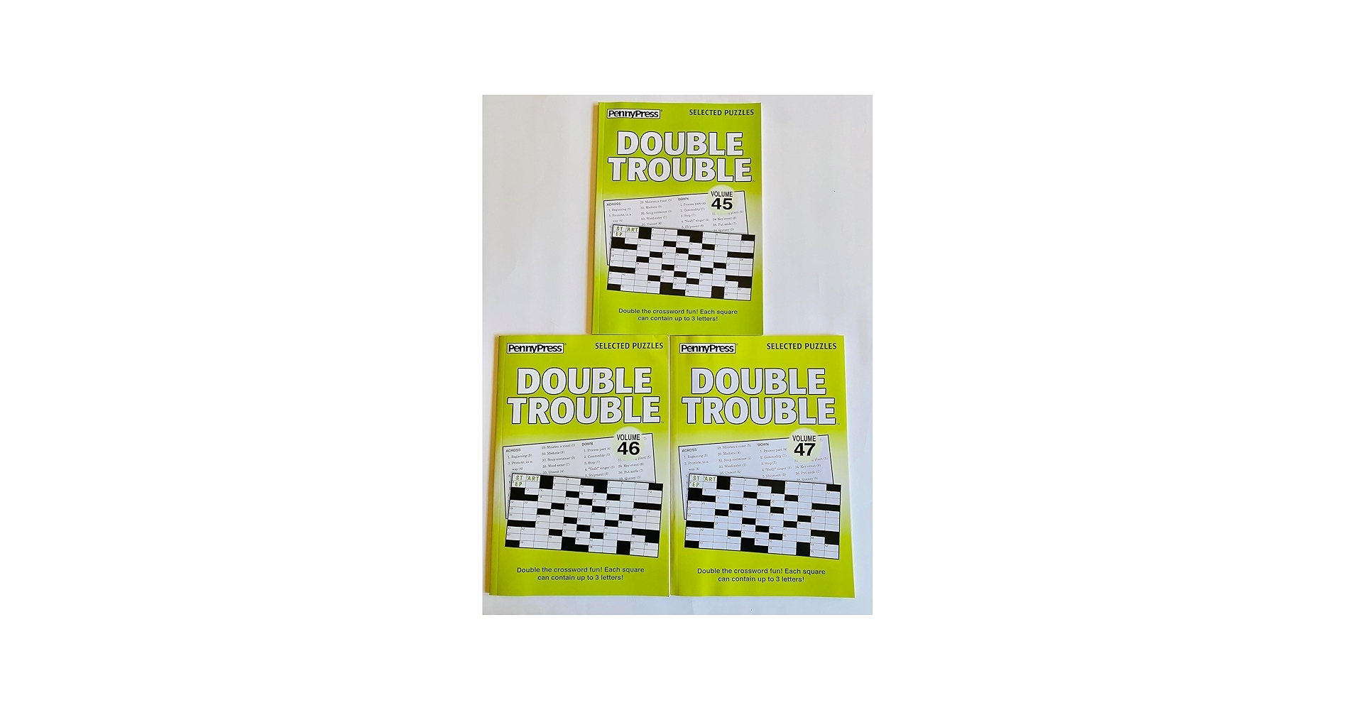 Amazon Volume Numbers 45 46 And 47 Of Double Trouble Crossword Puzzles From Penny Press Selected Series Toys Games Amazon Volume Numbers 45 46 And 47 Of Double Trouble Crossword Puzzles From Penny Press Selected Series Toys Games