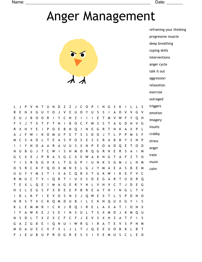 Anger Crossword WordMint
