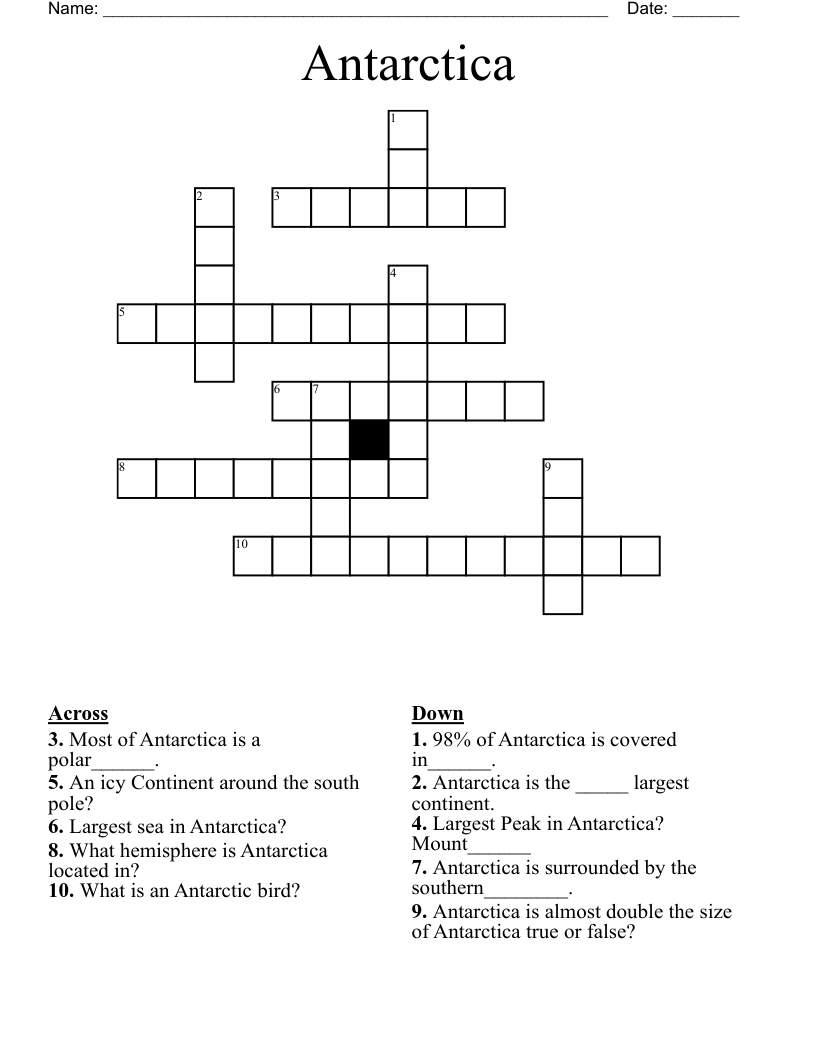 icy crossword clue 5 letters