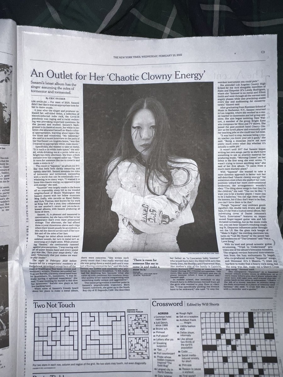 Anyone On Here Do The NYT Crossword Anyone On Here Do The NYT Crossword