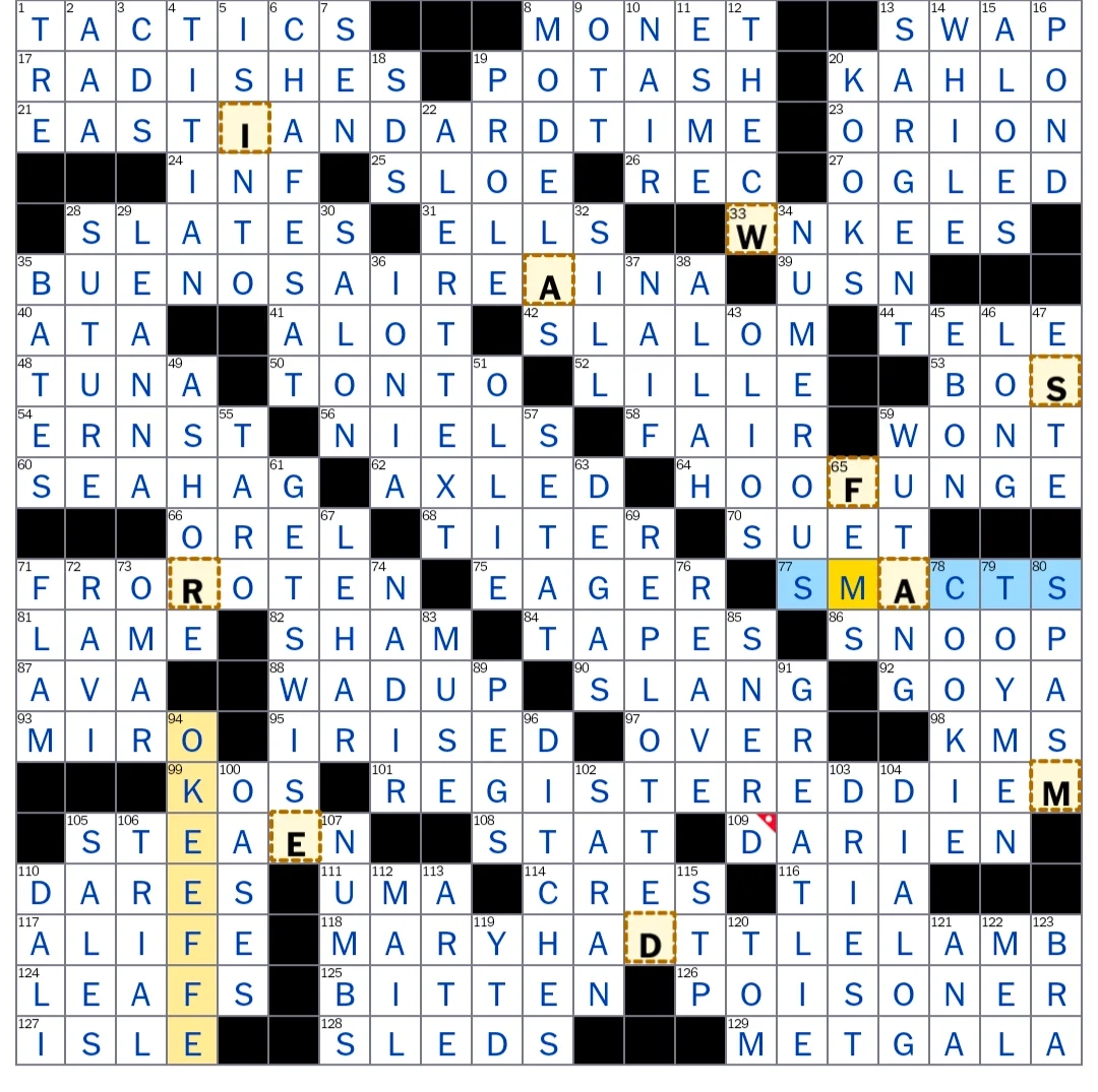 Art Heist Puzzle 12 15 24 R crossword