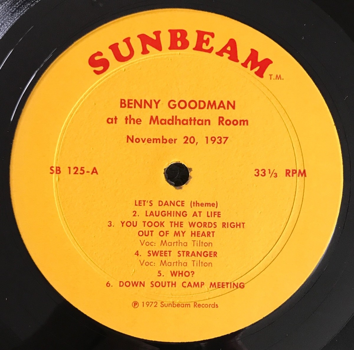 benny goodman laughing at life