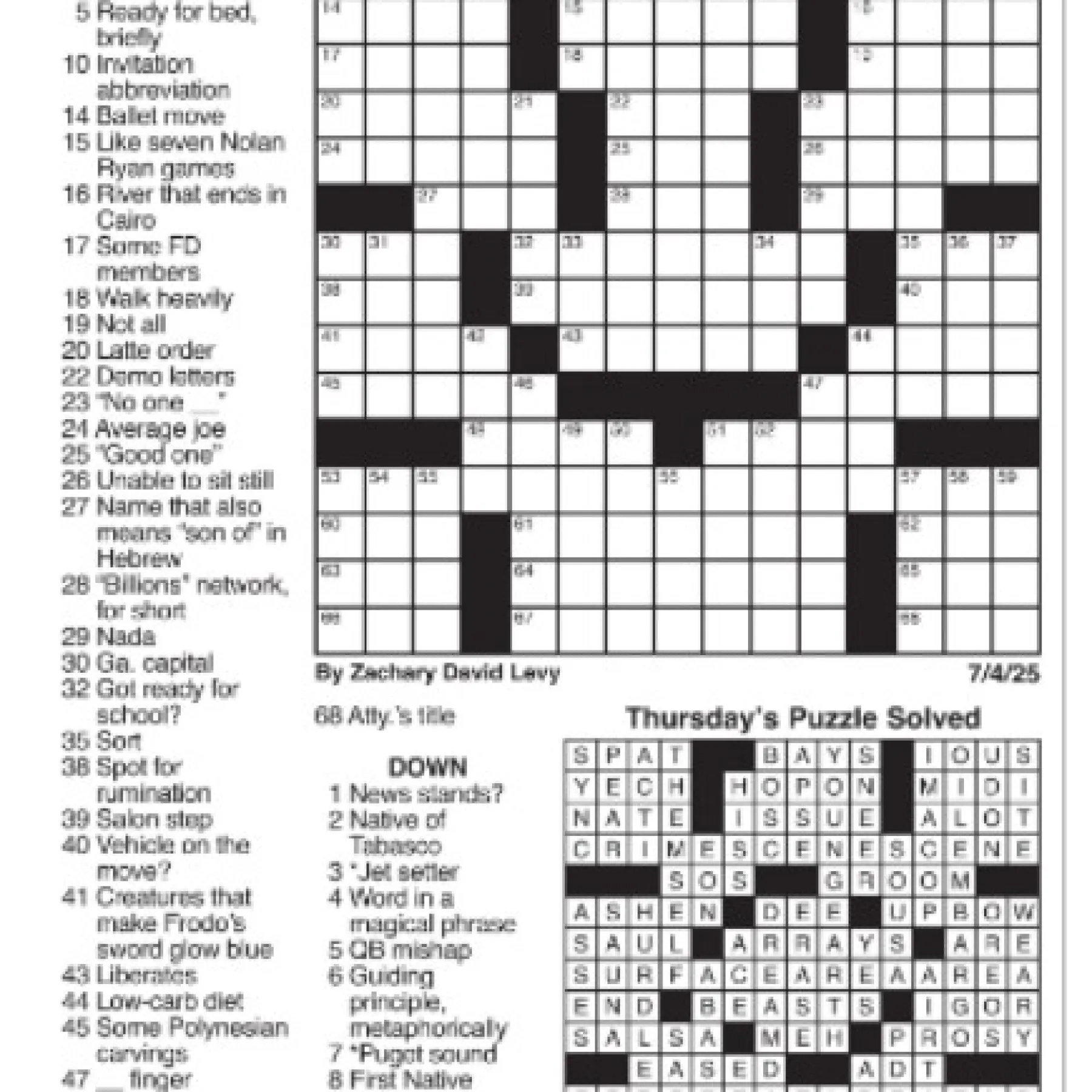 Big Fans Of Bigger Crosswords Letters To The Editor Sun Sentinel