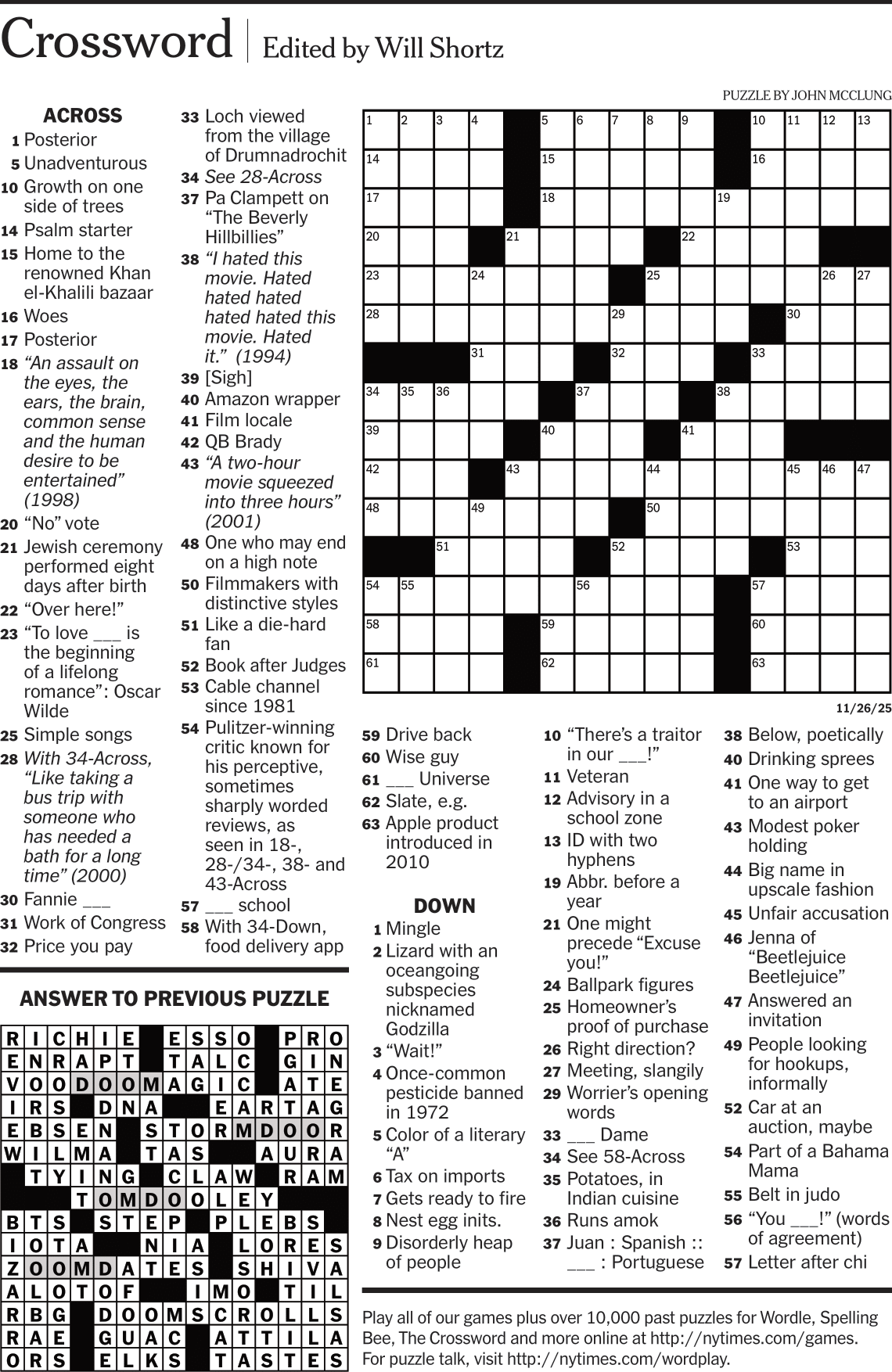 friendly crossword clue