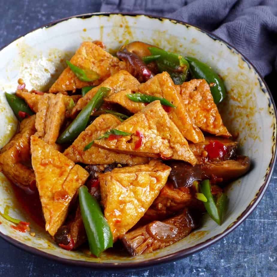 Braised Tofu Sichuan Style Red House Spice