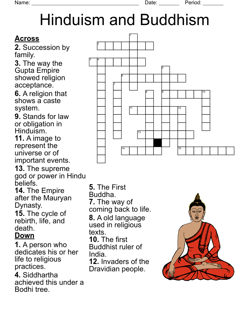 Buddhism Crossword Aaron Kaczor WordMint Buddhism Crossword Aaron Kaczor WordMint