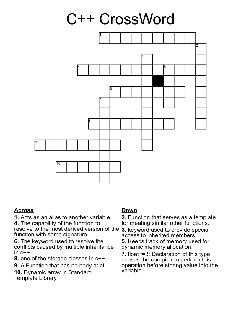 C CrossWord WordMint