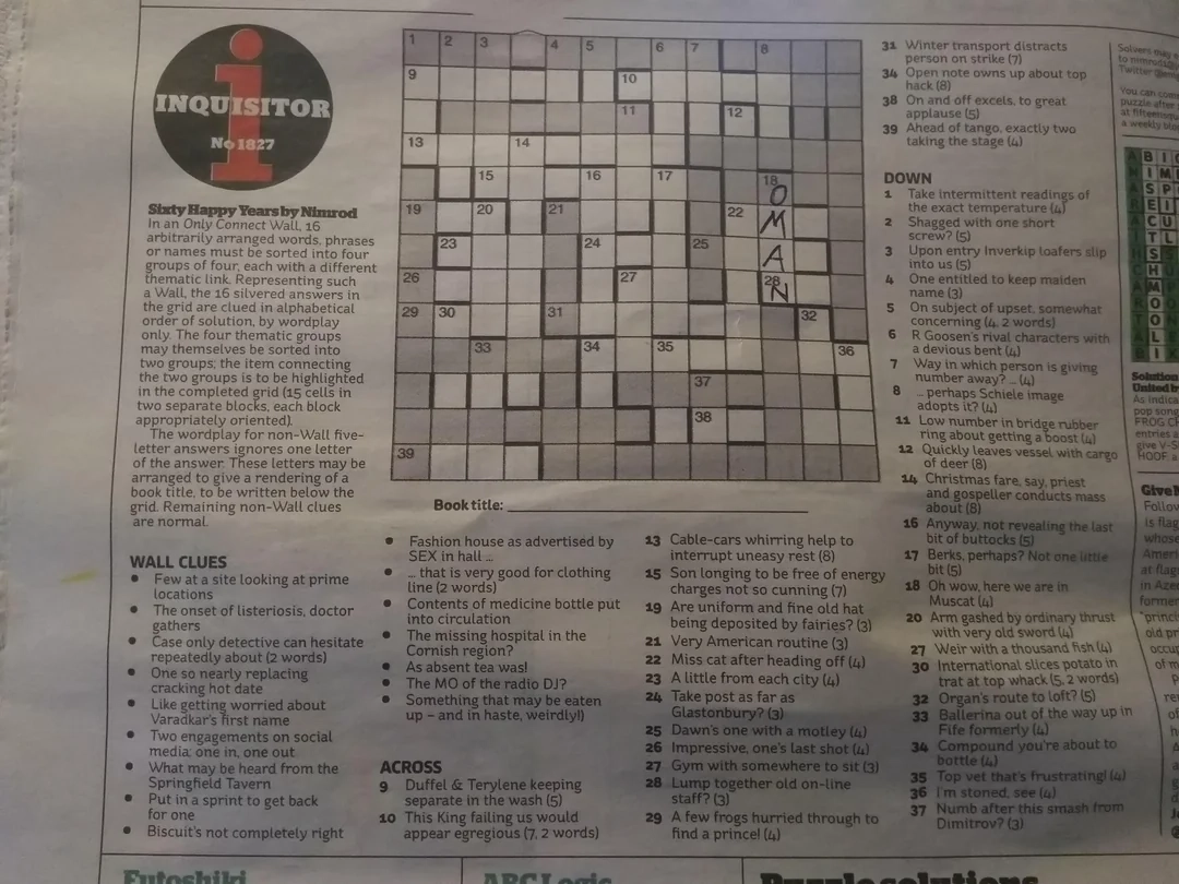 Can Anyone Solve Any Of These Clues R crosswords