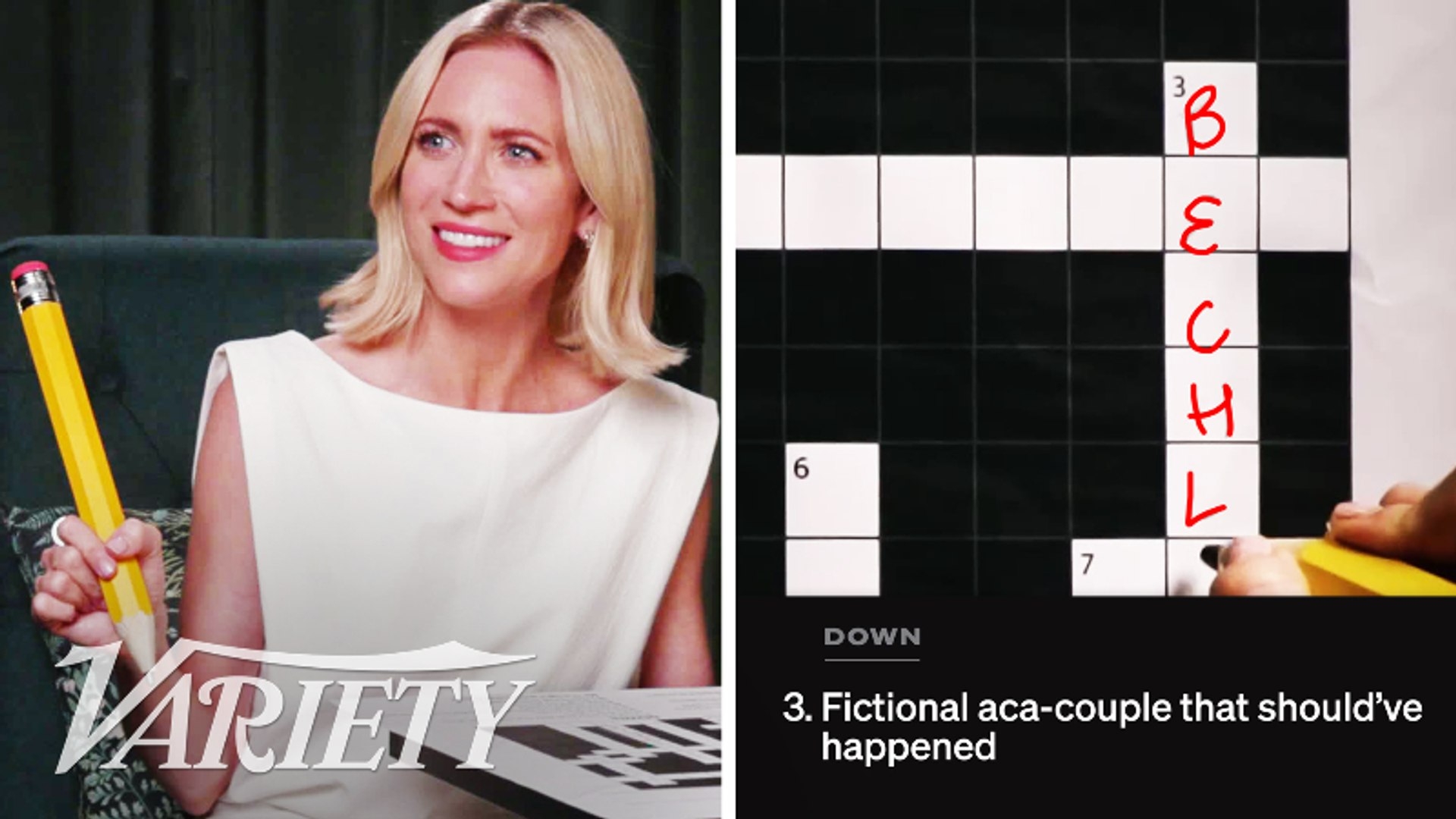 Can Brittany Snow Complete The Variety Crossword Video Dailymotion