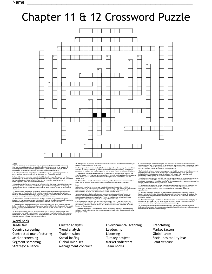 culturally relevant crossword clue