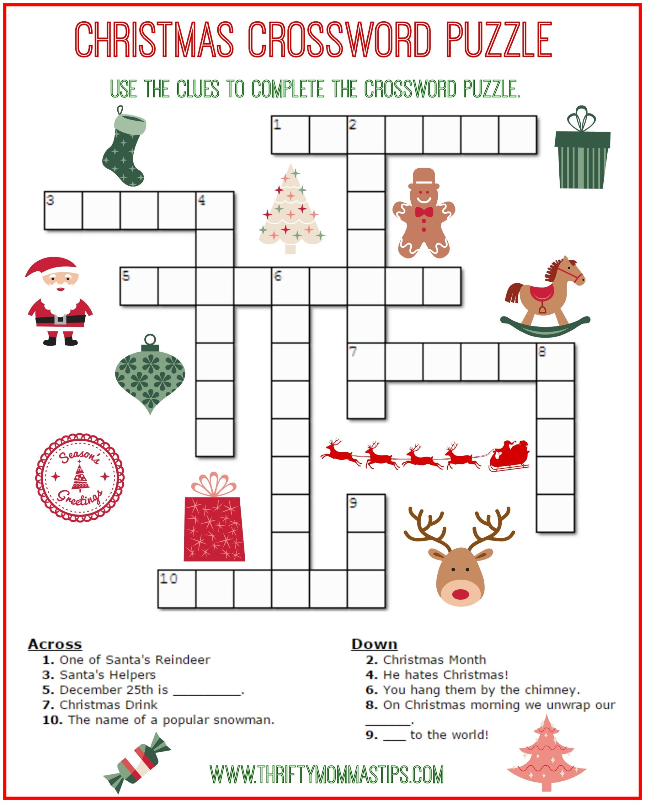crossword puzzles printable free