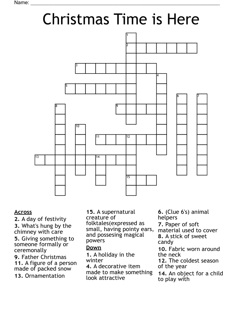 same here crossword clue