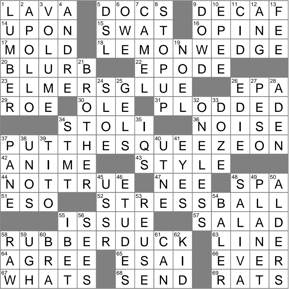 Classical Form Of Poetry Crossword Clue Archives LAXCrossword Classical Form Of Poetry Crossword Clue Archives LAXCrossword
