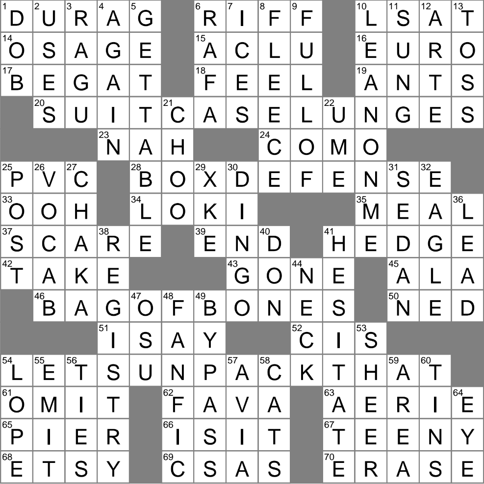 Cloth That Protects Wave Crossword Clue Archives LAXCrossword